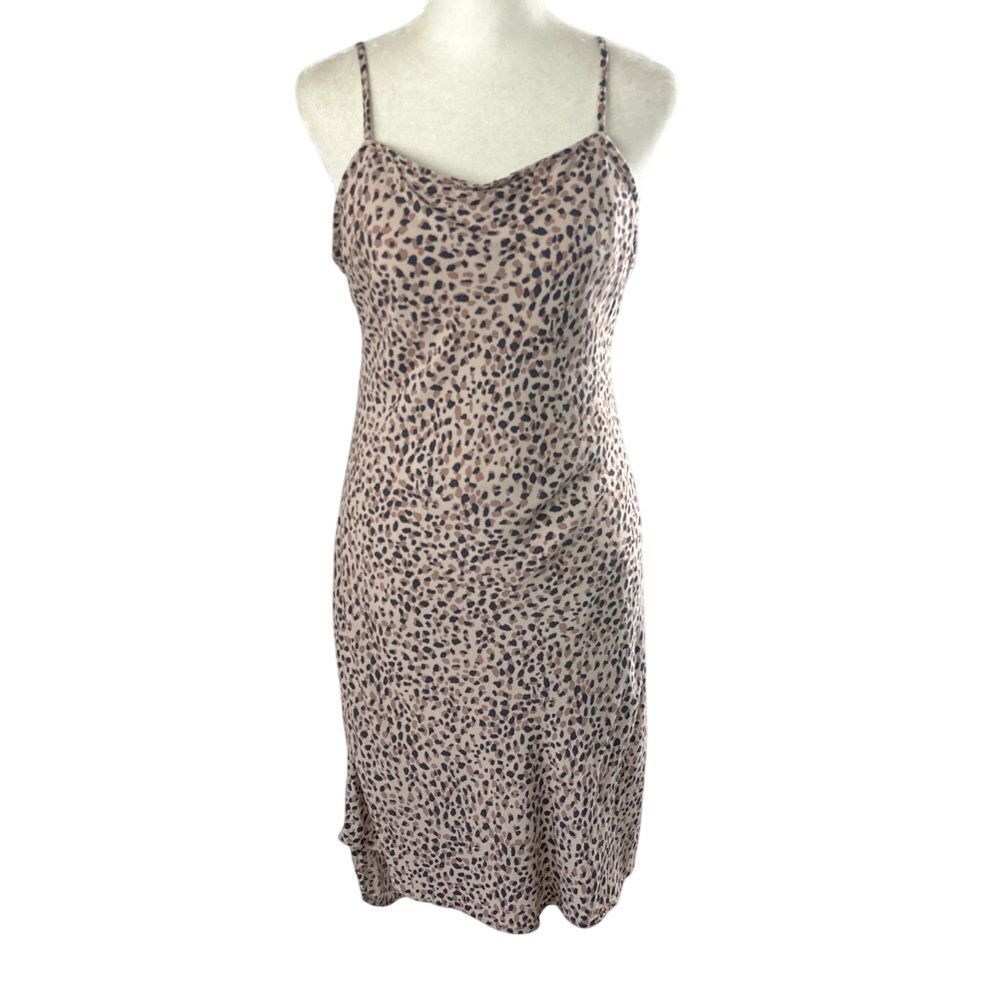 Abercrombie & Fitch Dress Women's‎ Medium Animal Print High Low Hem Lined
